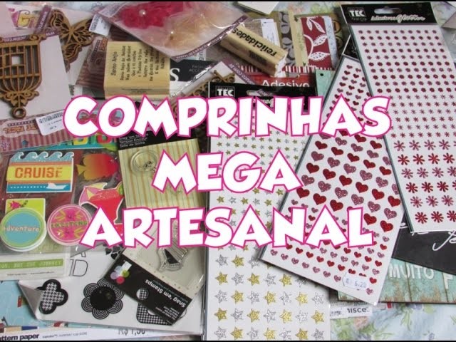 Mega Artesanal - Comprinhas Scrapbook