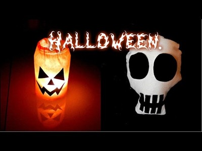 DIY: Decoração para festas de Halloween 4 ideias (Halloween Party decor).