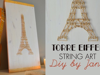Quadro Torre Eiffel (String Art) - DIY BY JANA