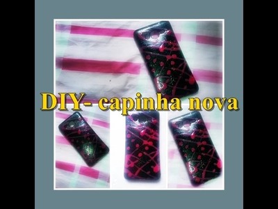 DIY- Como fazer cases.capinhas personalizadas.