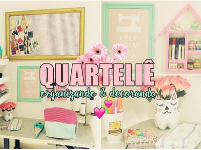 CANTINHO DA OVERLOCK | Organizando & Decorando ♥