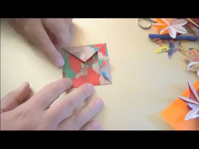 Como fazer um Origami Porta Retrato - Portrait Picture Frame Folder
