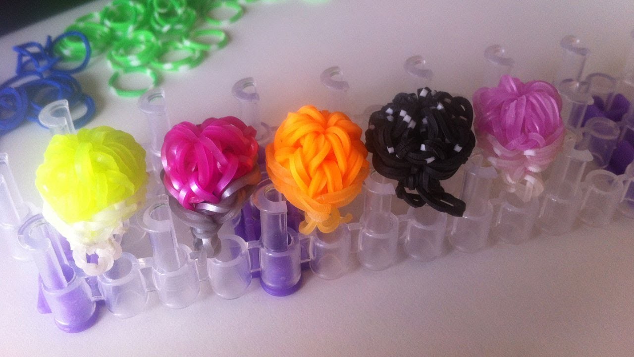 Pulseiras de Elásticos Rainbow Loom: Como fazer um anel com elásticos