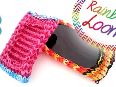 Rainbow Loom - Capa telemóvel com elásticos