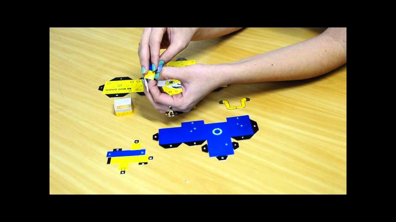 Tutorial - Montando o Paper Toy do Guarê