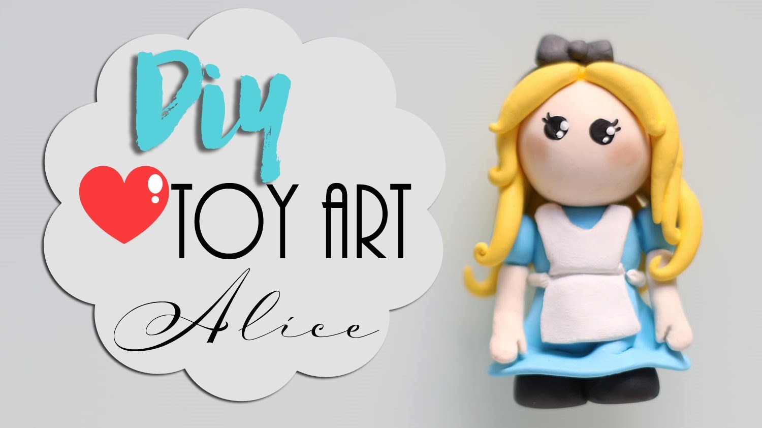 DIY: Alice no País das Maravilhas Chibi - Toy Art | Alice in Wonderland