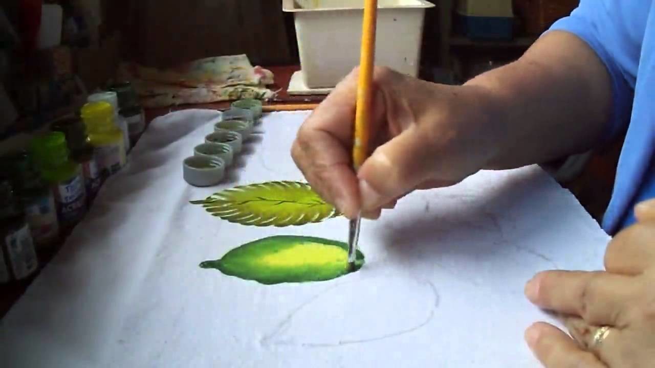 Aprenda a pintar folhas + fáceis