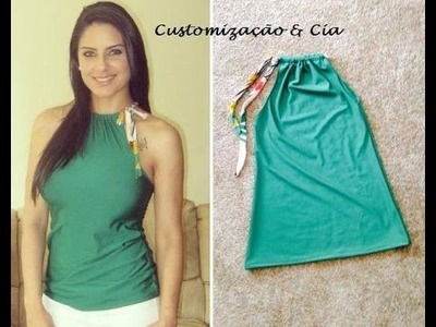 Blusa para o verão by Customização & Cia