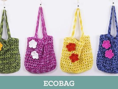 Criações em Crochê: Ecobag | Luciana Ponzo