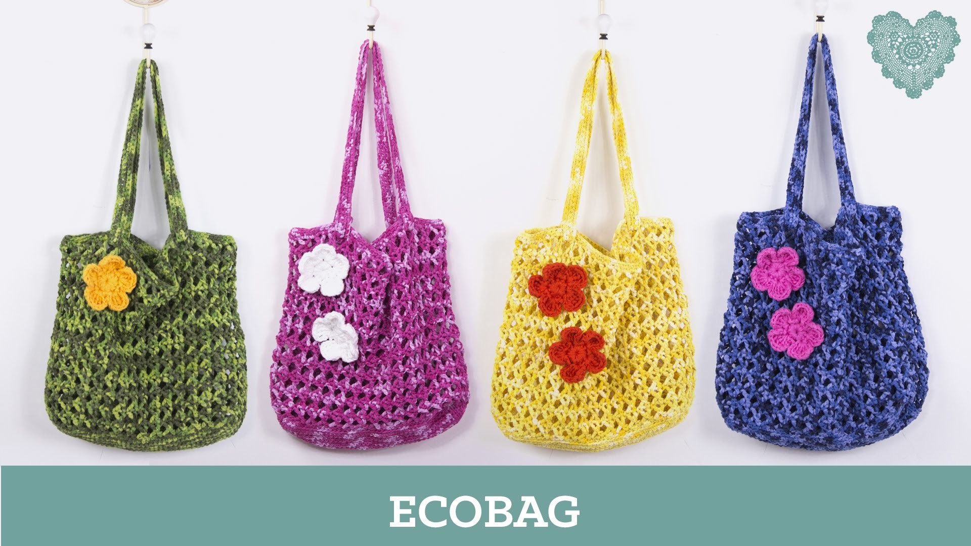 Criações em Crochê: Ecobag | Luciana Ponzo