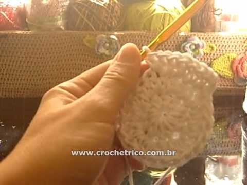 Crochê - Almofada Flor - 03.04