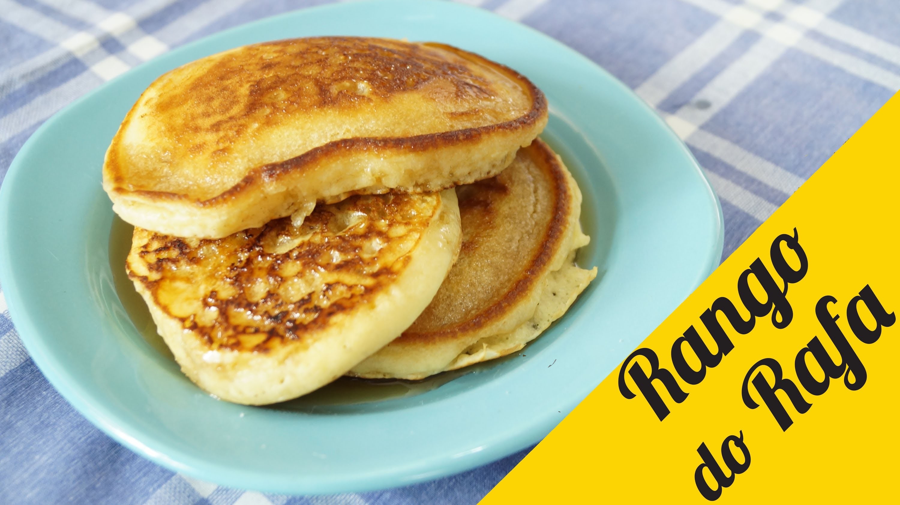 Panqueca americana (pancakes) - Rango do Rafa