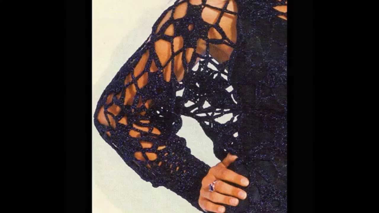 Puntada calada estrellas a crochet