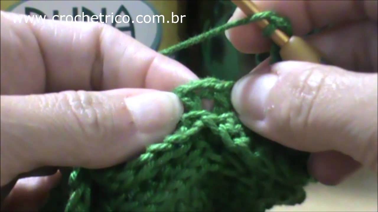Crochê - Porta Mamadeiras em Ponto Escama - Parte 02.02