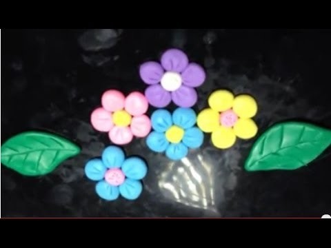 【Argila Fimo DIY】 fimo de argila do polímero flor de decoração tutorial livre 00020 pt