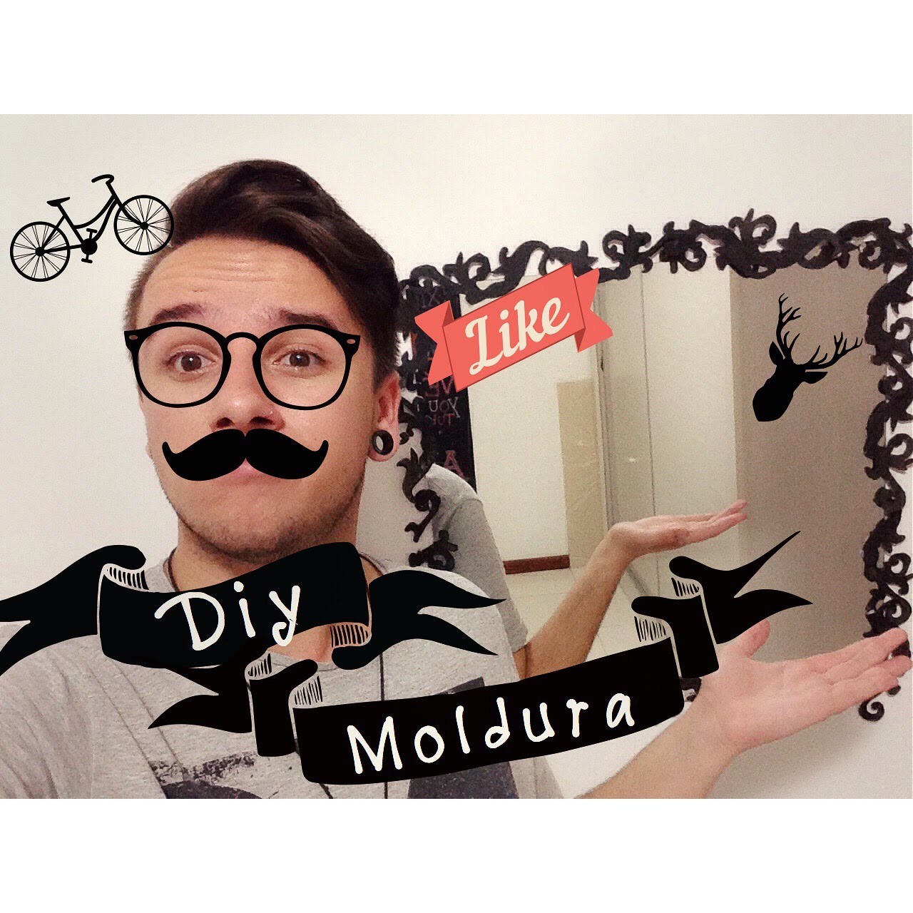 #DIY - Moldura de espelho