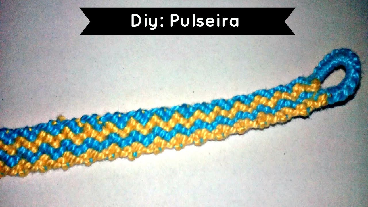 DIY: Pulseira Zig Zag