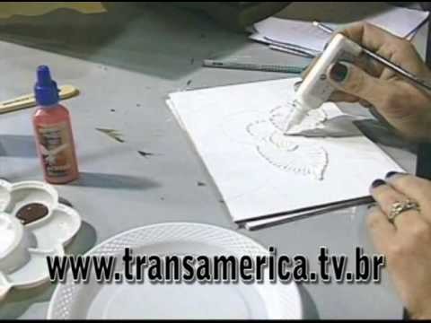 Tv Transamérica - Técnica caixa madeira em relevo