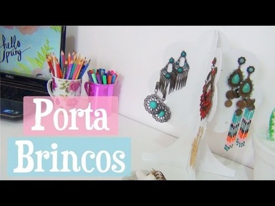 DIY Decoração Quarto - Porta Brincos | Maísa Flora