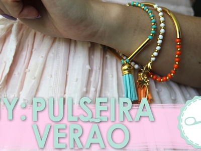 DIY Pulseira Verão com Tassel - wFashionista