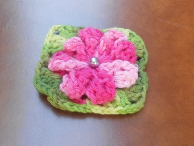 Croche flor catavento