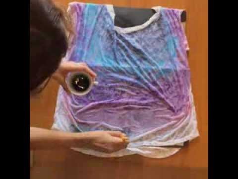 DIY faça um Tye Dye lindo na sua bata