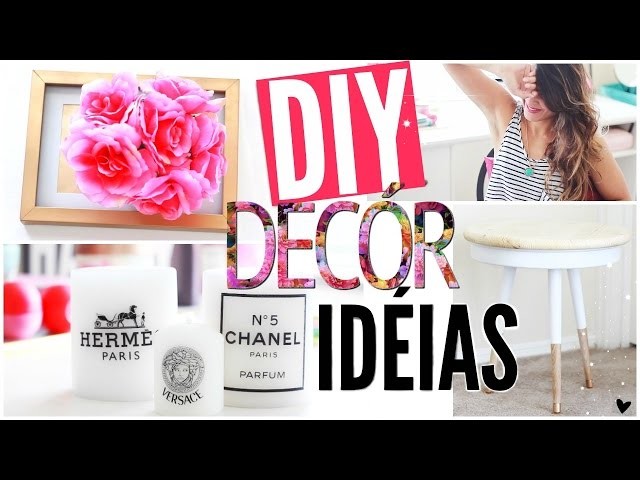 DIY: Idéias de decoração para uma casa Pinterest!! - por Aline Pepe