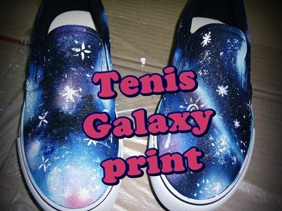 Tênis Galaxy print Por LariKoze [faça você mesmo]