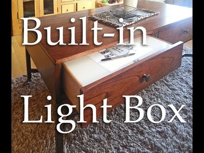 Built-in Wireless Light Box. Caixa de Luz Portável.