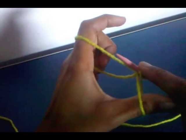 Colocando pontos na agulha de tricô