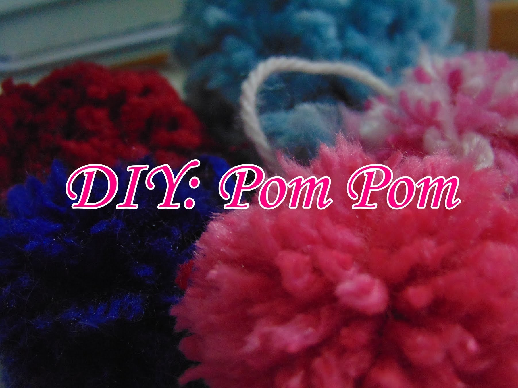DIY Decoração #1 : Pom Pom