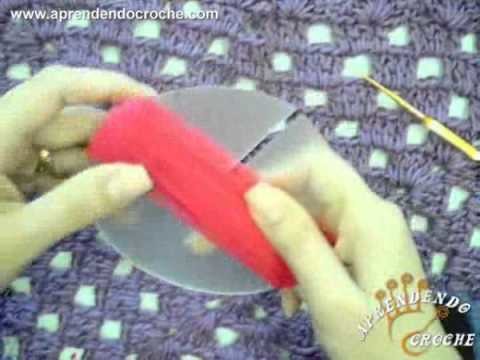 Aprenda a fazer um pompom de croche - Aprendendo Crochê