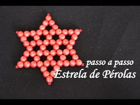 NM Bijoux - Estrela de Pérolas - passo a passo