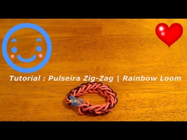 Tutorial : Pulseira Zig-Zag | Rainbow Loom