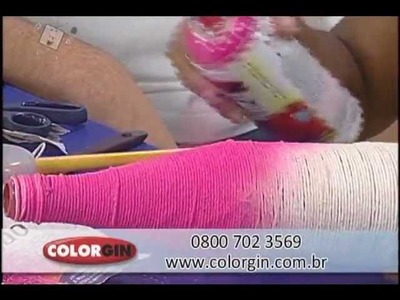 Colorgin no Ateliê na TV - Garrafa para Decoração