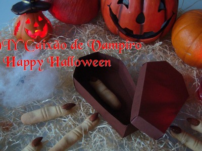 DIY Caixão de Vampiro para decorar festa # Halloween 6