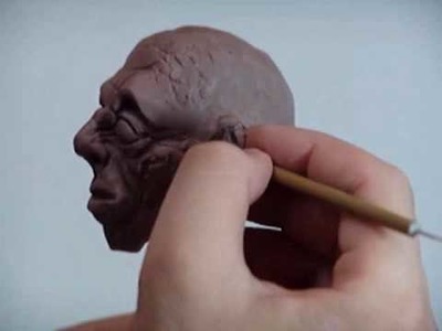 Modelagem de cabeça. Head Sculpture part 07