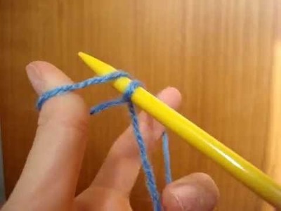 Tricô fácil - colocando pontos na agulha