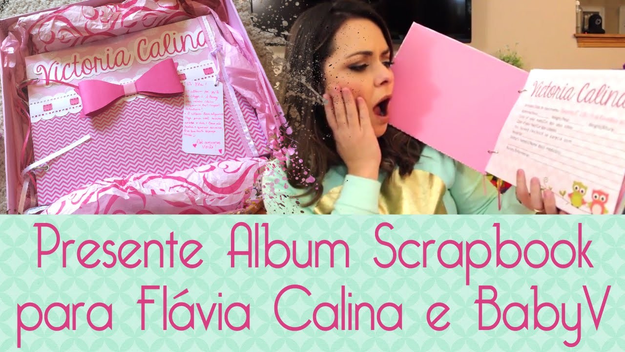 Álbum Scrapbook Flavia Calina- Scrapbook by Tamy