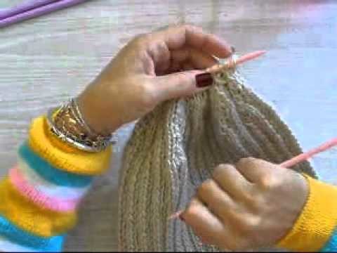 Hilda Eroles - vídeo 38  -  touca com barra de pelos