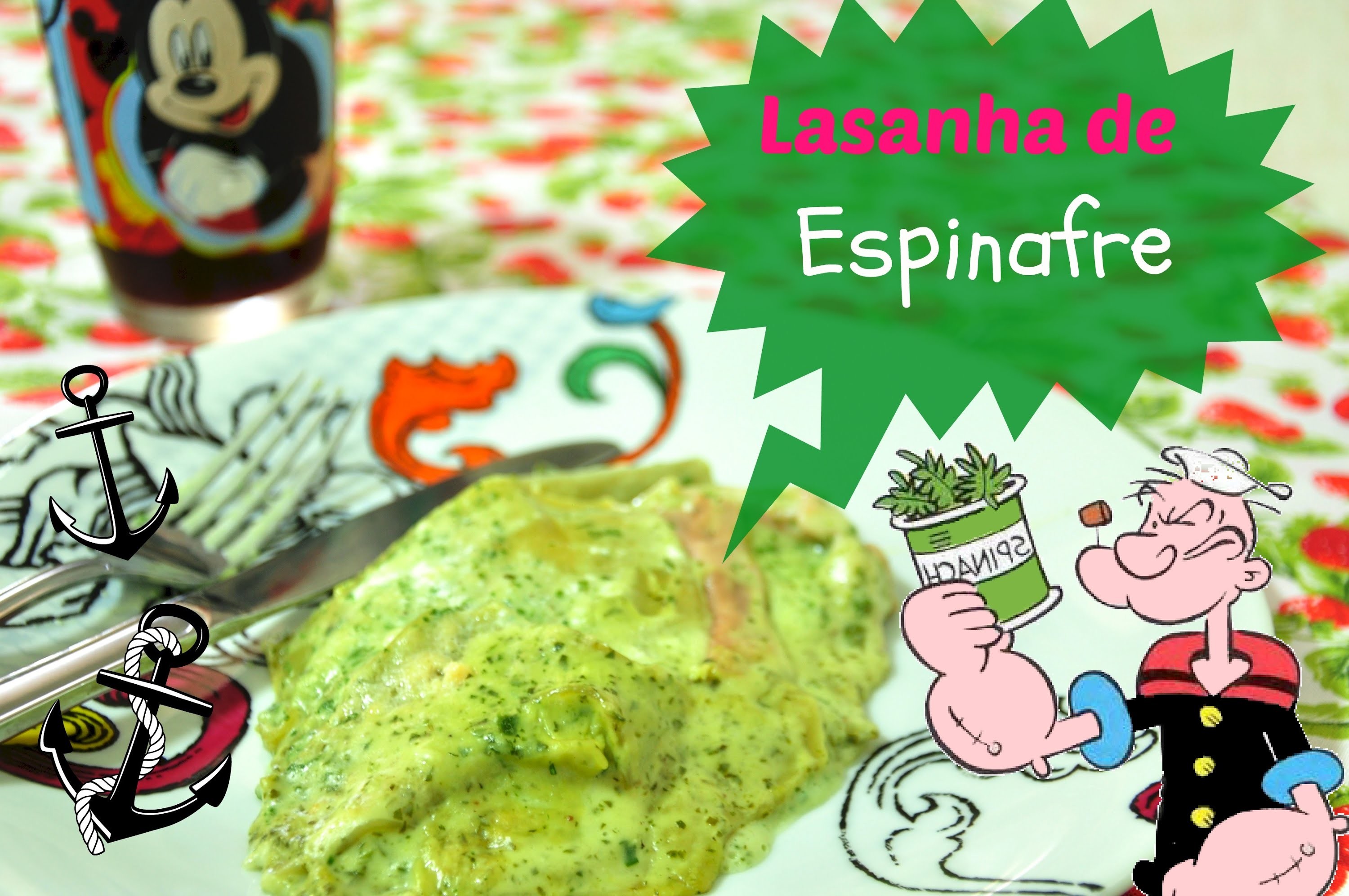 Lasanha de espinafre receita (Spinach Lasagne) | Avental com Farinha #13