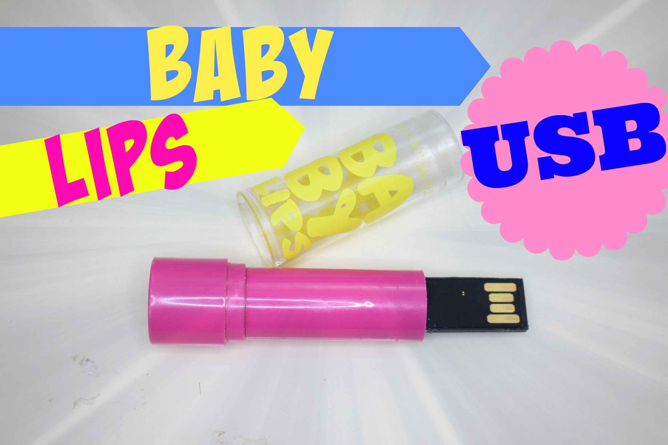 DIY ::  Baby Lips Batom Pen Drive ♥