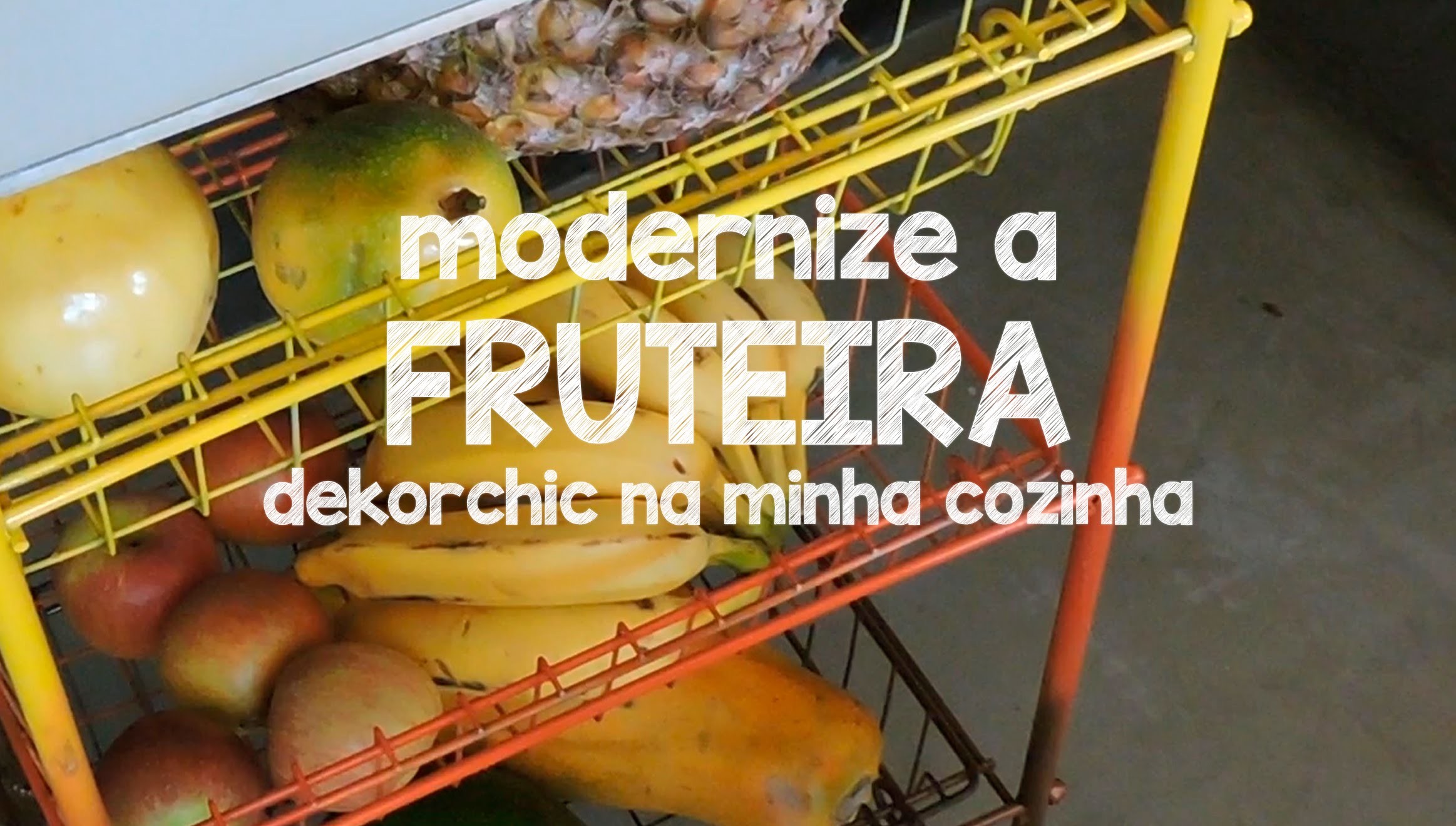 DIY :: REFORMA DE FRUTEIRA. MODERNA E COLORIDA - Decorando a cozinha