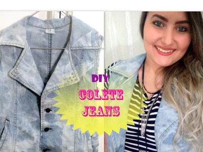 Diy: Transformando sua jaqueta em colete jeans