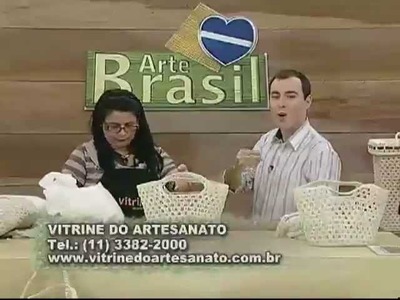 ARTE BRASIL - CARMEM FREIRE - SACOLA DE CROCHÊ ENDURECIDO (26.07.2011)