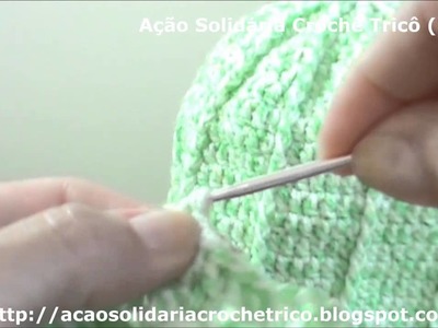 Crochê - Cachecol Ação Solidária Crochê Tricô (2014)