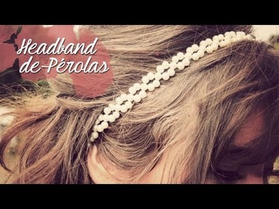 DIY Headband de pérolas