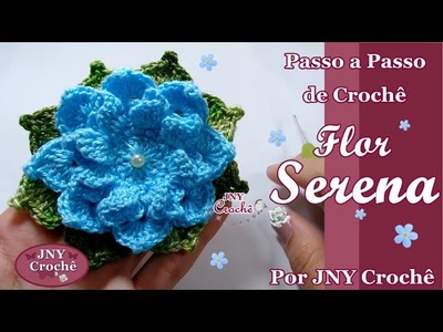 Passo a Passo de crochê Flor Serena por JNY Crochê