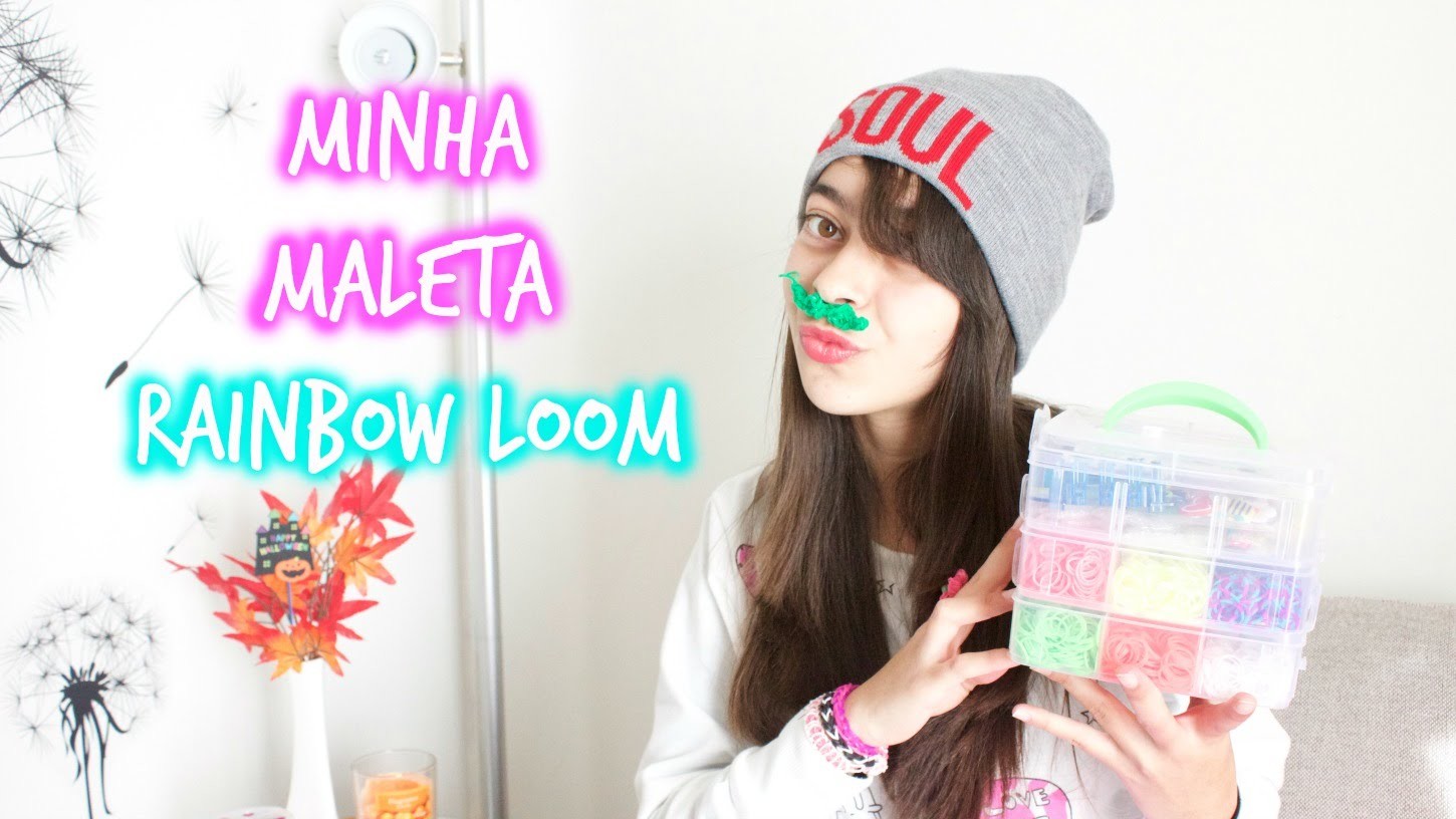 Maleta Rainbow Loom | Thais e Thalita Matsura