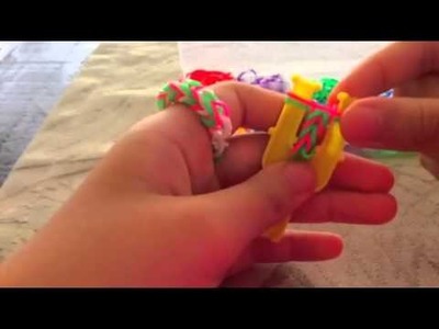 Como fazer anel de Rainbow Loom